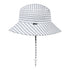 Bedhead Kids Bucket Hat Grey Stripe for Toddlers Ages 2 to 3 Years 52CM