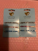 Lady Jayne Slim Slides 3 Pack (Assorted)