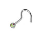 Rossan Jewelled Stainless Steel Nose Stud NS1030S