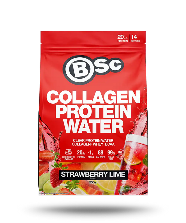 Body Science Collagen Protein Water Strawberry Lime 350G