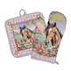 Country Dusk Oven Mitt And Pot Holder Set