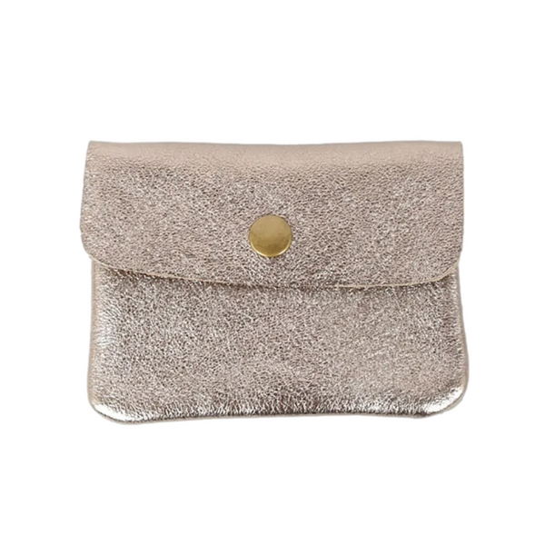 Maison Fanli Coin Purse Metallic Champagne