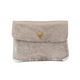 Maison Fanli Coin Purse Metallic Champagne