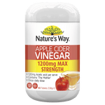 Natures Way Apple Cider Vinegar 1200mg Max Strength 90 Tablets