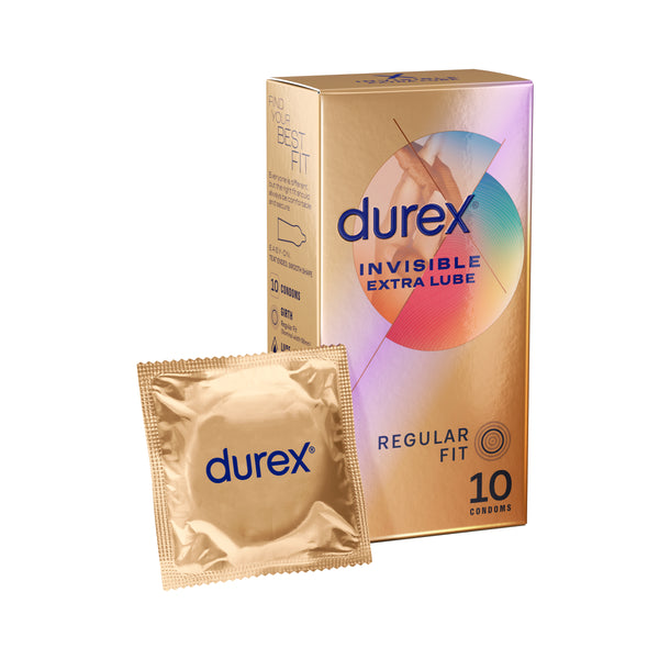 Durex Fetherlite Extra Lube Condoms 10Pk