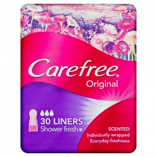 Carefree Original Liners Shower Fresh 30