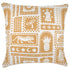 Escape to Paradise Cushion Cover With Piping NaXos Mustard 60CM X 60CM
