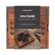 Luckie Solitaire Classic Wooden Board Game with Glass Marbles