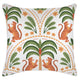 Escape to Paradise Cushion Cover With Piping Tiger Tree White 60CM x 60CM