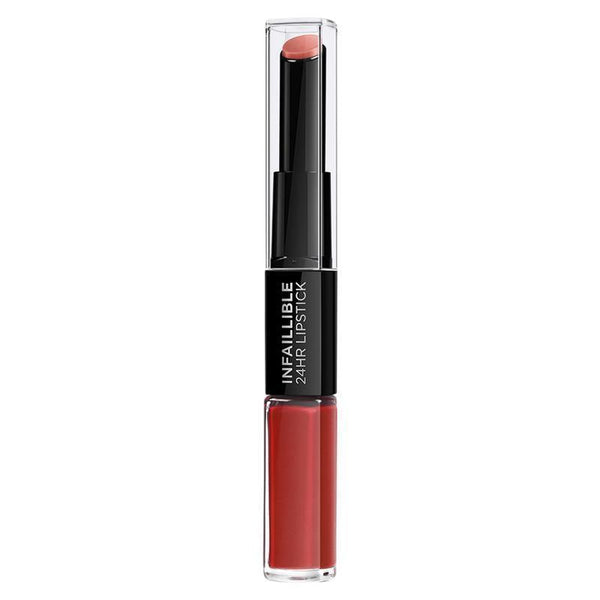 L'Oreal Infallible 2-In-1 Lipstick 506 Red Infallible