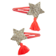 Creative Education Boutique Sassy Tassy Star Hairclips, 2 Pcs