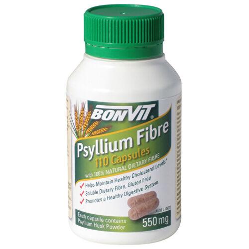 Bonvit Psyllium Fibre 550mg 110 Capsules