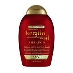 OGX Frizz Free Plus Keratin Smoothing Oil 5 in 1 Shampoo For Frizzy Hair 385ML