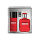 Whisky Red 3 Pieces Set EDT 100mL Deo Spray 150mL Money Clip