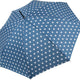 Wicked Sista Automatic Large Umbrella Blue Polka
