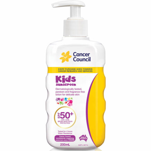 Cancer Council Kids Pump SPF50+ 200ml