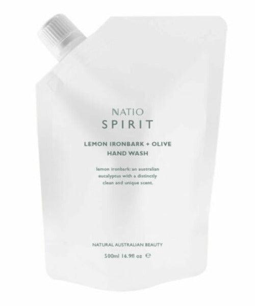 Natio Hand Wash Refill Lemon Ironbark + Olive 500ML