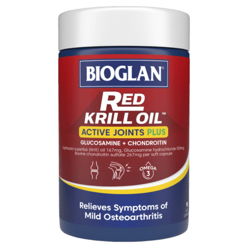 Bioglan Red Krill Oil Active Joints Plus 90 Capsules