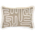 Escape to Paradise Cushion Cover Coastal Fringe Maze Taupe 35CM X 50CM