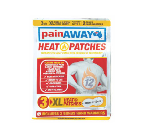 Pain Away Heat Patches XL 3 Pack