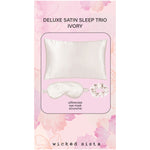 Wicked Sista Deluxe Satin Sleep Trio Ivory