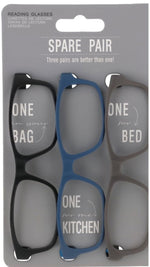 Spare Pair Reading Glasses 3 PCS