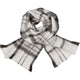 Wicked Sista Warm Tassel Fringed Scarf Cream/Warm Charcoal