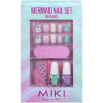 Miki Mermaid Nail Set for Kids with Press On Nails and Nail Art 4.5ML