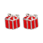 Wicked Sista Present Silver Stud Earrings