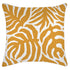 Escape to Paradise Cushion Cover With Piping Casa Palms Gold White 60CM X 60CM