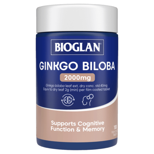 Bioglan Ginkgo Biloba 2000mg 100 Tablets