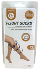 Good Things Knee High Flight Socks For Travel Compression Beige Xl