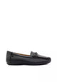Hush Puppies Laura Loafers in Black Croc Embossed Leather Size 9
