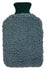 3p Plush Hot Water Bottle Cover Steel Blue For 2l Bottle