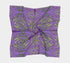 TrailsEdgeFineArt Purple Haze Petals Floral Silk Scarf
