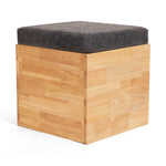 Storage Stool Box Foldable Plastic Storage Seat