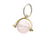 Palas Sterling Silver and Brass and Rose Quartz Love Spinner Charm