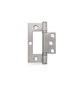 Trio Hirline Door Hinge Fixed Pin Satin Chrome 100 x 70 x 2.5MM
