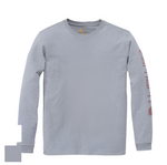 Carhartt Women's Sleeve Logo L/S T-Shirt Heather Grey