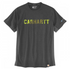 Carhartt Force Relaxed Fit Midweight S/S Block Logo Graphic T-Shirt Carbon Heather
