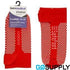 SafeFeet Non Slip Ankle Socks Orange Regular Size 2-6