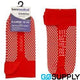SafeFeet Non Slip Ankle Socks Orange Regular Size 2-6