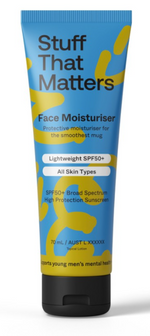 STUFF For The Sun Mens Moisturiser SPF50+ 70mL