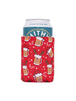 Christmas Beer Stubby Cooler Festive Drink Holder