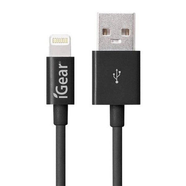 Igear Cable Charge/sync Iphone 1m Mfi Black