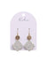 Kiki Green Speckled Drops Earrings 5.5cm