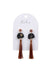 Kiki Midnight Tassel Statement Earrings Blue and Gold