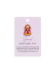 Splosh Lucky Little Ladies Special Keepsake Pin Rose Gold Enamel