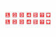 DJI RoboMaster S1 Part 10 Vision Marker Set of 14