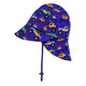 Bedhead Hats Baby Legionnaire Flap Hat UPF50+ Sun Protection Monstertruck 3-6 Months XS 42cm